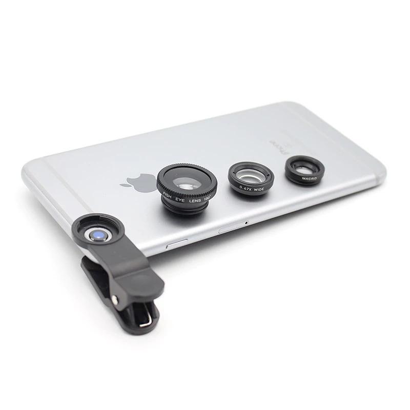 Universal 3-in-1 HD Fish Eye Smartphone Camera Lens – Lumière Visuals