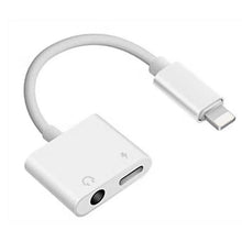 Load image into Gallery viewer, Mobile Phone Adapters - 3.5 Mm Dual-Port Headphone Jack Adapter &amp; Charger