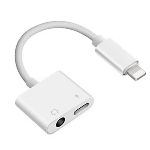 Mobile Phone Adapters - 3.5 Mm Dual-Port Headphone Jack Adapter & Charger