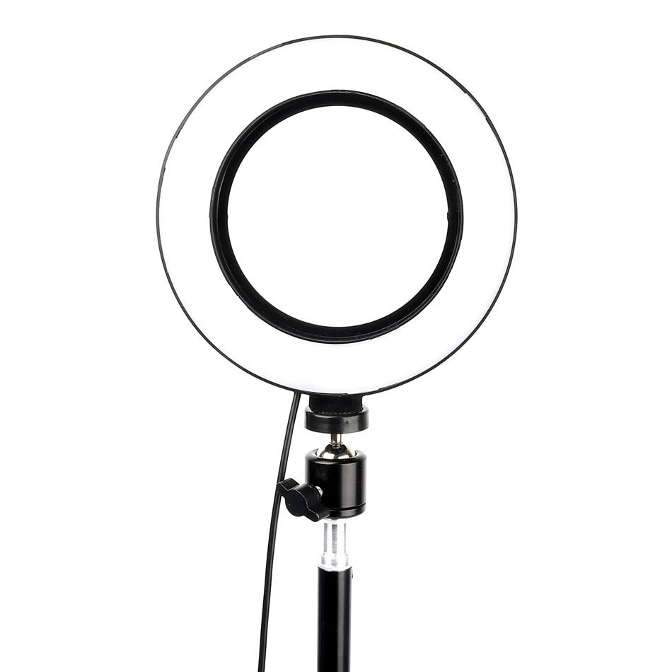 Photographic Lighting - 8" Selfie Ring Light With Tripod Stand & Universal Smart Phone Mount