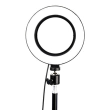 Load image into Gallery viewer, Photographic Lighting - 8&quot; Selfie Ring Light With Tripod Stand &amp; Universal Smart Phone Mount