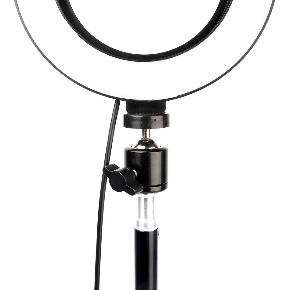 Photographic Lighting - 8" Selfie Ring Light With Tripod Stand & Universal Smart Phone Mount