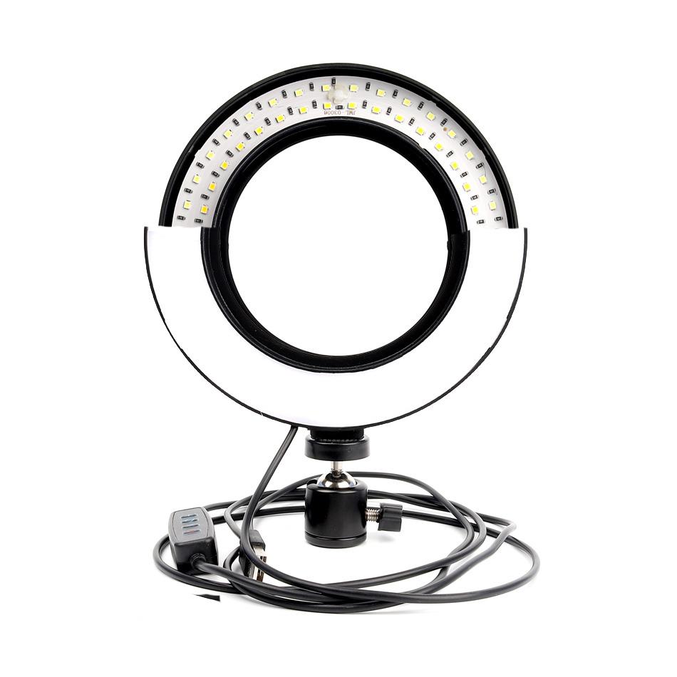 Photographic Lighting - 8" Selfie Ring Light With Tripod Stand & Universal Smart Phone Mount